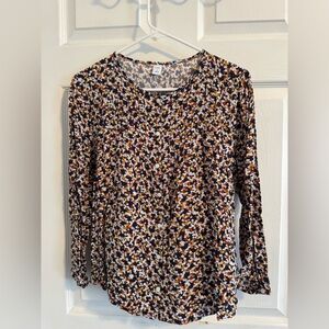 Old Navy Multicolor Floral Blouse